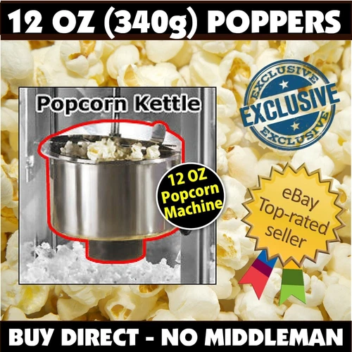 Electric Pop Corn Maker Event Market Popper commercial 12OZ 340g Popcorn Machine - Picture 5 of 10