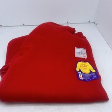 Vtg 80s Sweatshirt Sz XL Pannill by Hanes Red Crewneck Made in USA Blank New T5