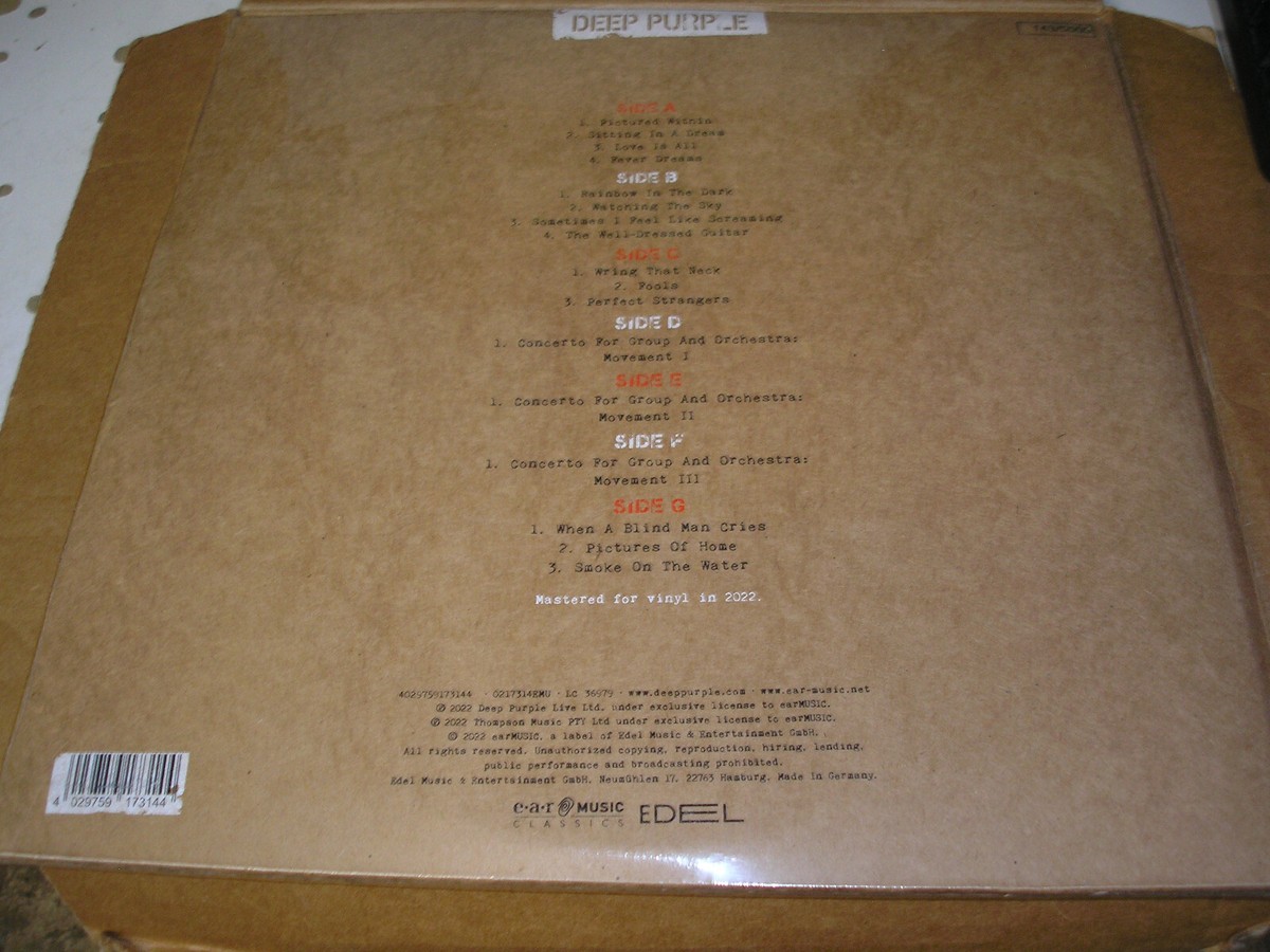 Deep Purple - Live In Tokyo 2001 triple LP new sealed Ear Music