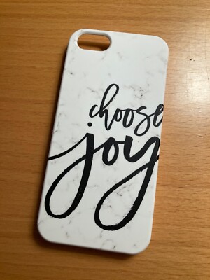 Apple iphone 5S ''Choose Joy'' case - NEW, never used