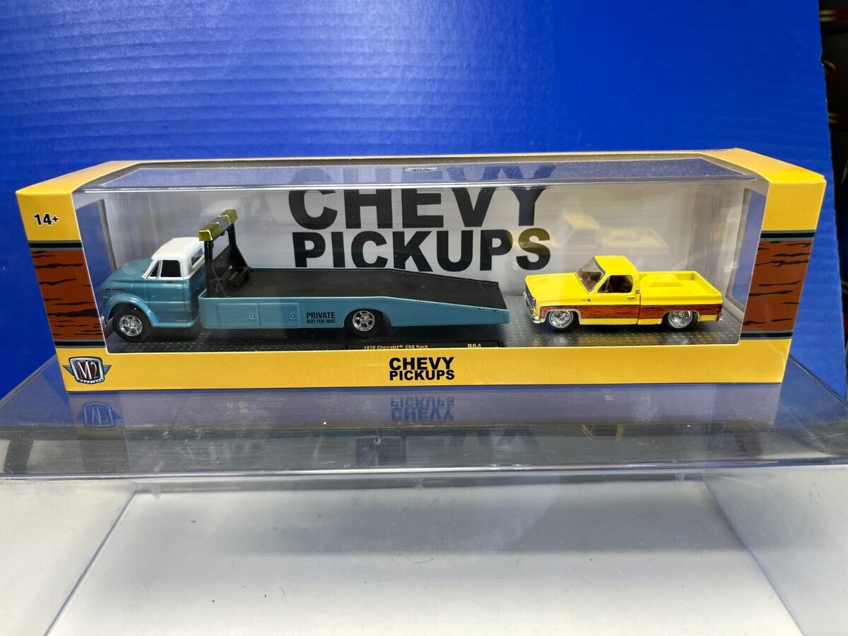 完璧わいふによる CHEVROLET 1970 MACHINES M2 1/64 C60 1979 & BLUE TRUCK 乗用車