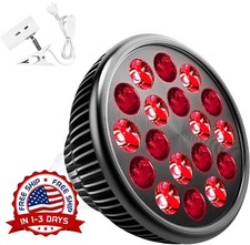 L mpara De Terapia De Luz Roja Infrarroja Con 18 LED Y L mpara Con Clip US Nuevo