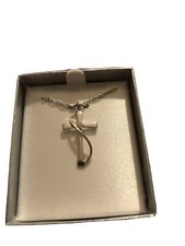 Cross Pendant Necklace with 18" Chain - .925 Sterling Silver new Communion
