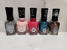 5 Pack Sally Hansen Miracle Nail Polish 896,329,239,898,729.