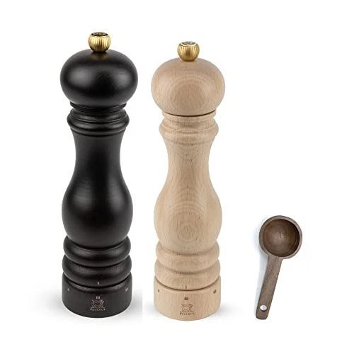 Peugeot Paris u'Select Salt & Pepper Mill, Inch, Chocolate/Natural - With Wooden