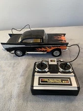 Vintage 1986 57 Chevy Hot Rod Corded Remote Control Car Toy State