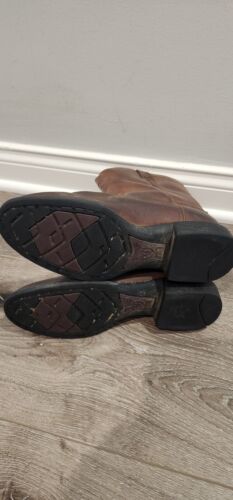 Ariat Heritage Roper Western Women’s Size 6.5 B Brown Leather Boots Mid Calf - Picture 7 of 7