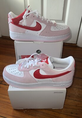 Nike Air Force 1 Low 07 QS Valentines Day Love Letter Size 11 DD3384 600 Receipt