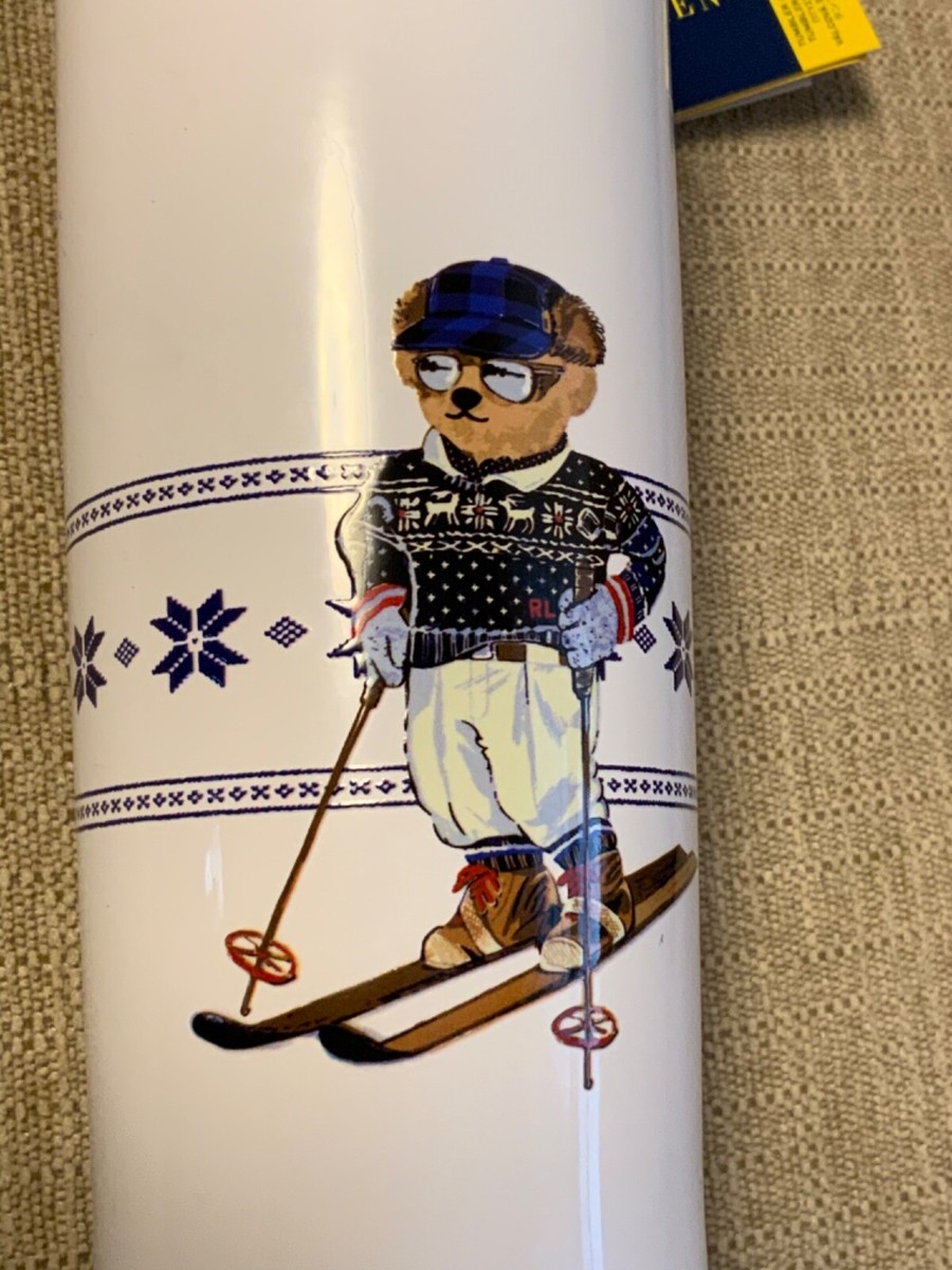 Polo Ralph Lauren ski Polo Bear Water Bottle NWT Crafted