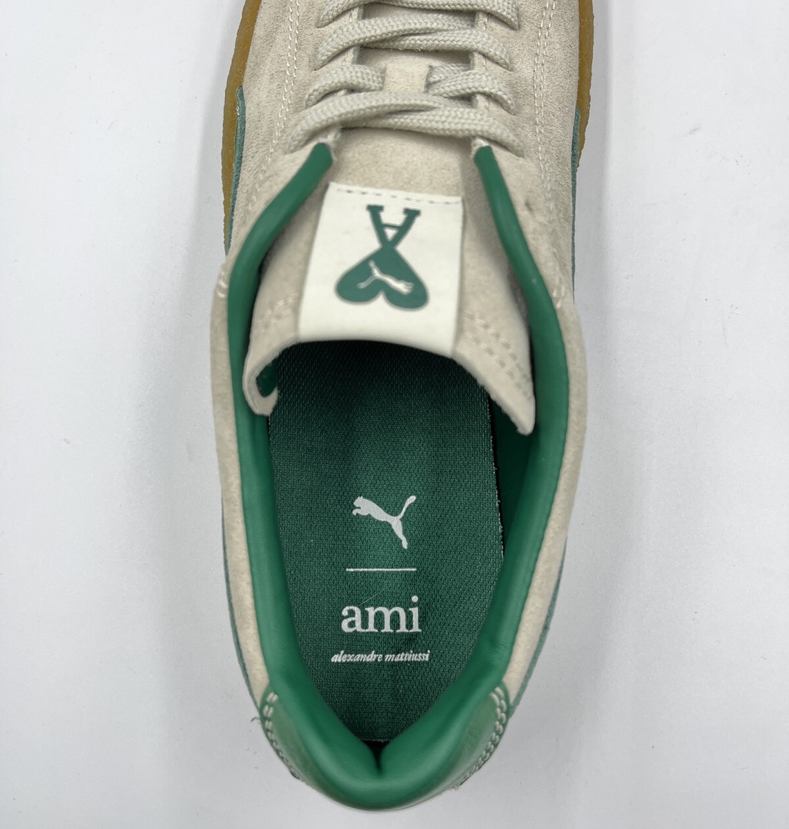 【Puma x AMI】 正規品★ Suede Crepe Pristine Green Gum The AMI x Puma Suede Crepe Is A Celebration Of Togetherness