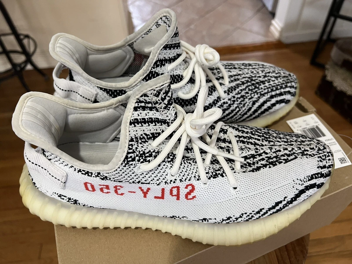 Adidas Yeezy Zebra White Size 11 | eBay