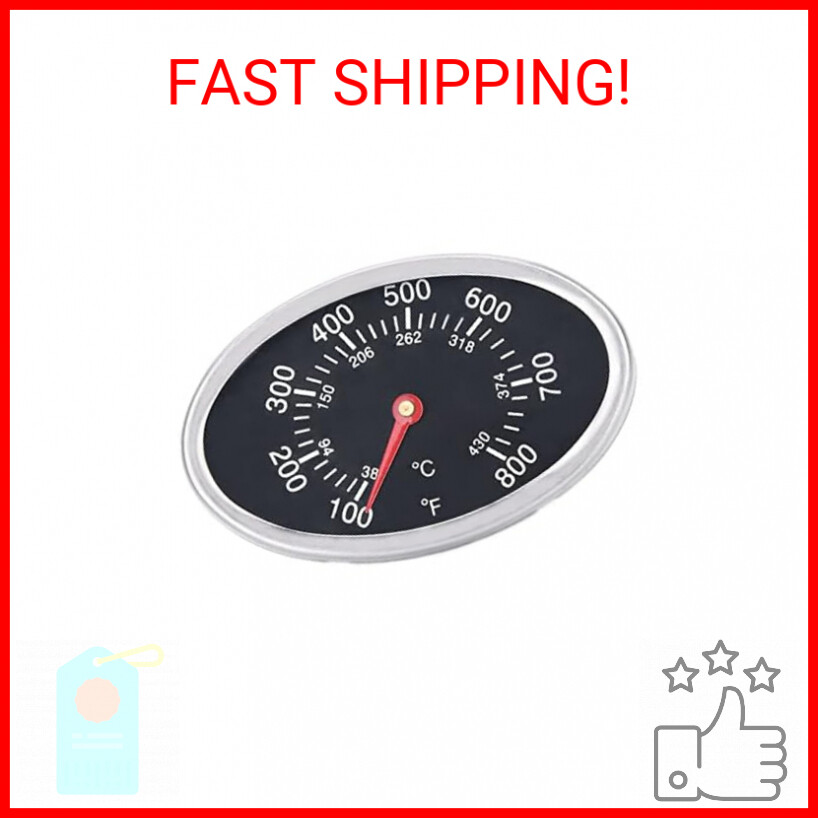 GasSaf Lid Thermometer Temperature Gauge Replacement for Nexgrill