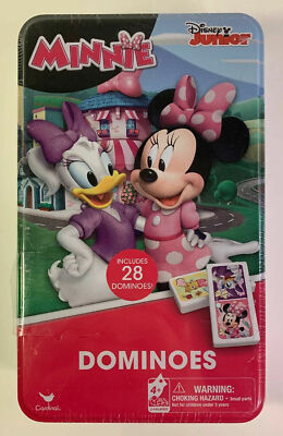 Disney Junior Minnie Mouse DOMINOES Set 28 Pieces Cardinal