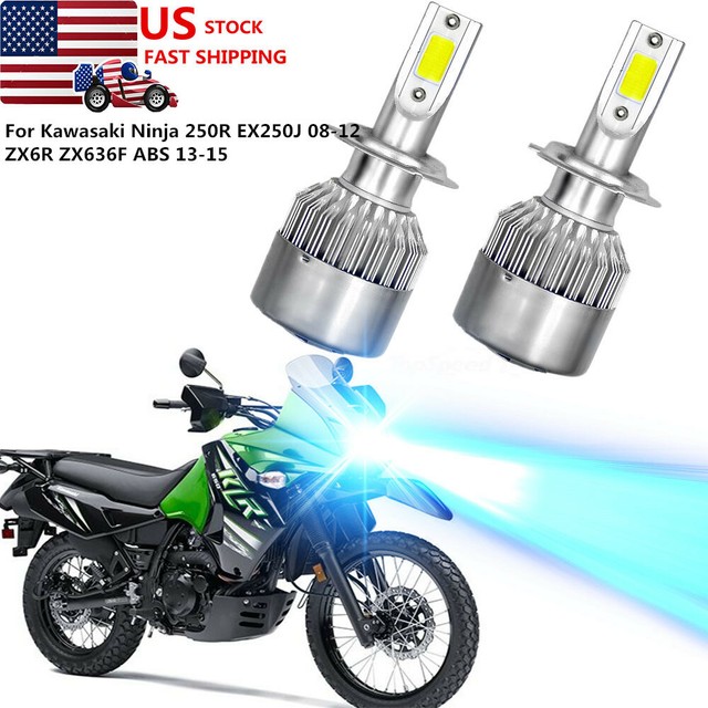 LED Headlight Bulb For Kawasaki Ninja 250R EX250J 0912 ZX6R ZX636F ABS