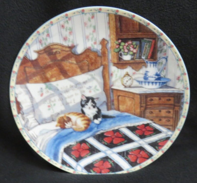 KNOWLES Collectors Plate - Sleepyheads - Cats- Kittens Limited Edition