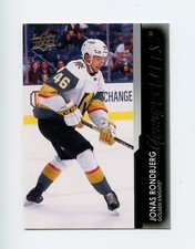 21/22 UPPER DECK YOUNG GUNS ROOKIE RC #460 JONAS RONDBJERG GOLDEN KNIGHTS *69942