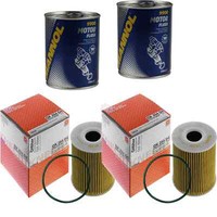 2X Original Mahle / Knecht ÖLfilter Ox 254D4 + 2X Sct Motor Flush MotorspüLung