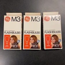 NOS Vintage M3 Flashbulbs Lot of 3 