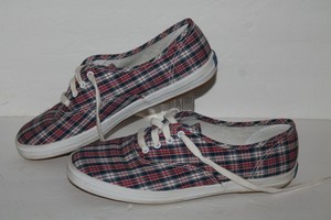red white and blue keds