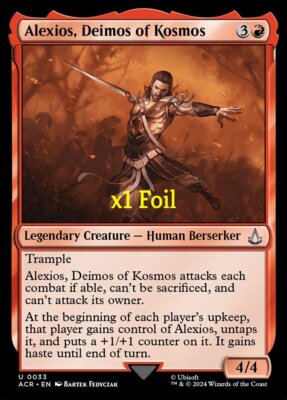 MTG Foil UB: Assassin's Creed ACR Alexios, Deimos of Kosmos MINT