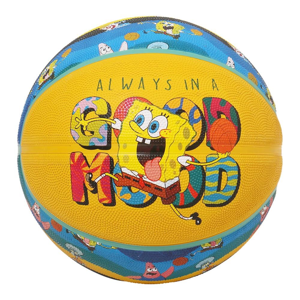New Spalding 85-046J Spongebob Good Mood Rubber No. 6 Ball