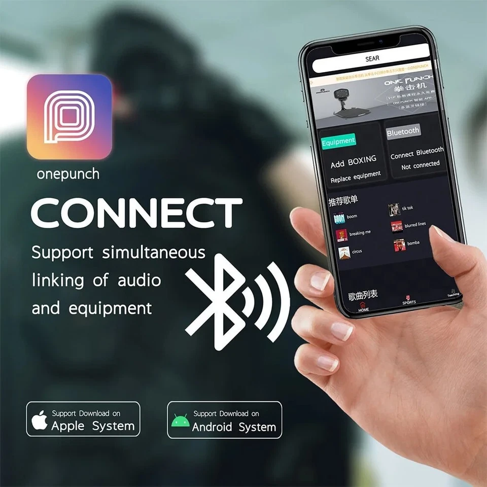 Máquina de boxeo de música inteligente Foto 3 de 4