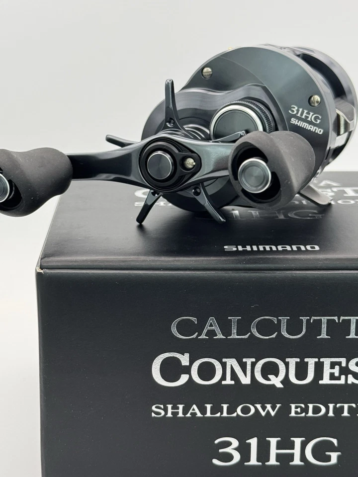 Shimano 24 CALCUTTA CONQUEST EDICIÓN POCO PROFUNDA 31HG IZQUIERDA con Caja "Nuevo otro" S027 Foto 2 de 4