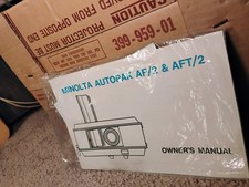 Minolta Autopak AF/2 Slide Projector 100mm 1:2.8 F 4in