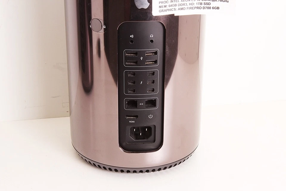 Apple Mac Pro A1481 Late 2013 Xeon 12-Core 2.7GHz 64GB RAM 1TB SSD FirePro D700 - Image 2 of 4