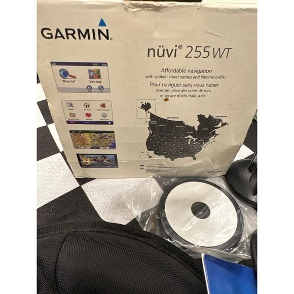 Garmin nüvi 255WT GPS Navigator System -  car map travel Tested & Complete - Image 4 of 4