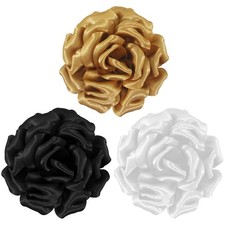4.3 Inch Red Rose Hair Clip Large Flower Brooch For Women Clothes Pins Pin