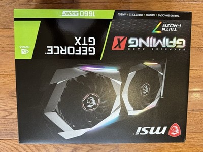 MSI Gaming GeForce GTX 1660 Super 6GB GDDR6 Gaming X Graphics Card