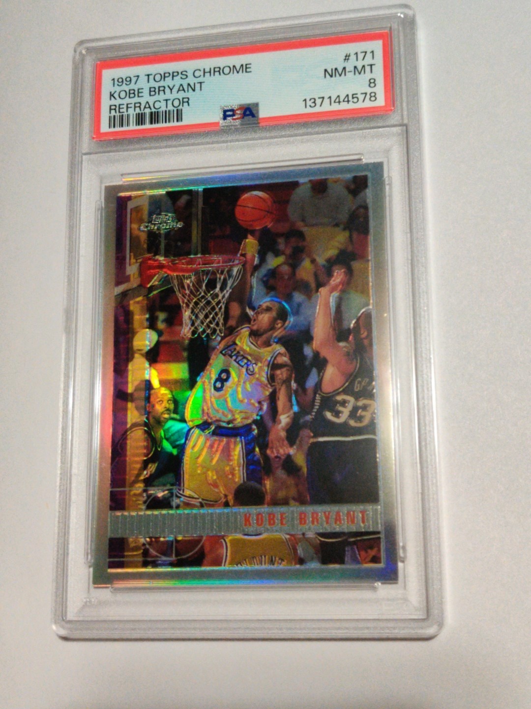 1997-98 Topps Chrome - Kobe Bryant #171 Refractor