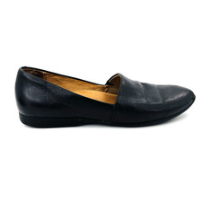 Womens 7.5-8 38 Dansko Larisa Milled Nappa Black Leather Slip On Flats Loafers