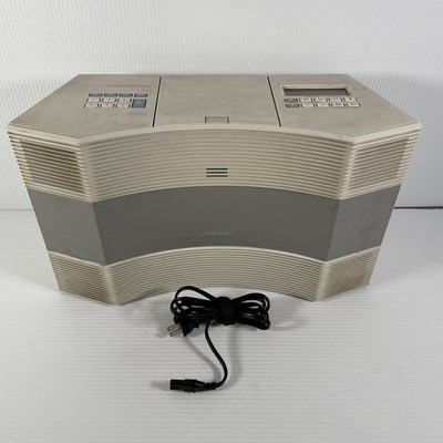 Bose Acoustic Wave Music System II 2 AM/FM/CD Player White - Tested- Read!!