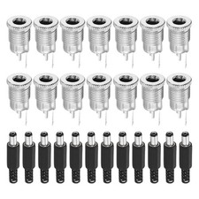 20pcs DC5521 Male Plug with Spacer 20pcs DC5521 Power Jack