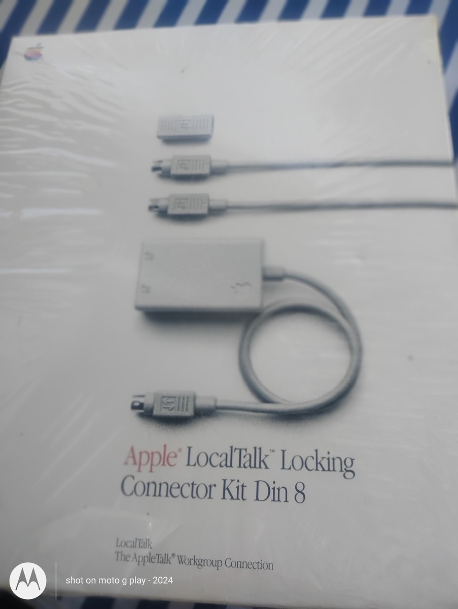 Macデスクトップ Apple LocalTalk Locking ConnectorKitDIN8 Apple LocalTalk Locking Connector Din 8. m-2068 | eBay