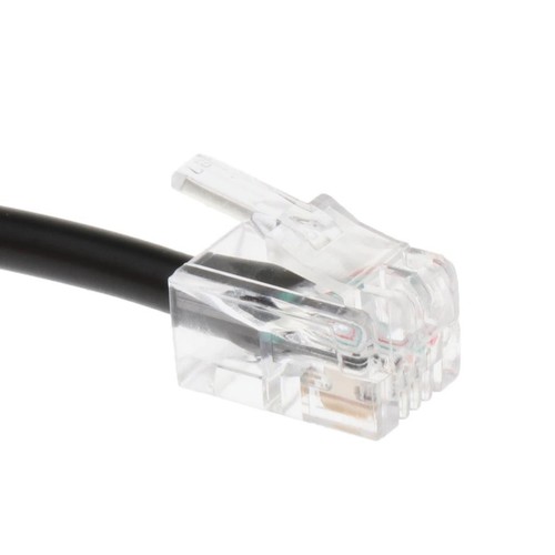 RJ9 4P4C Stecker auf 2 Buchsenbuchse Anschlüsse Telefon Adapter - Afbeelding 4 van 5