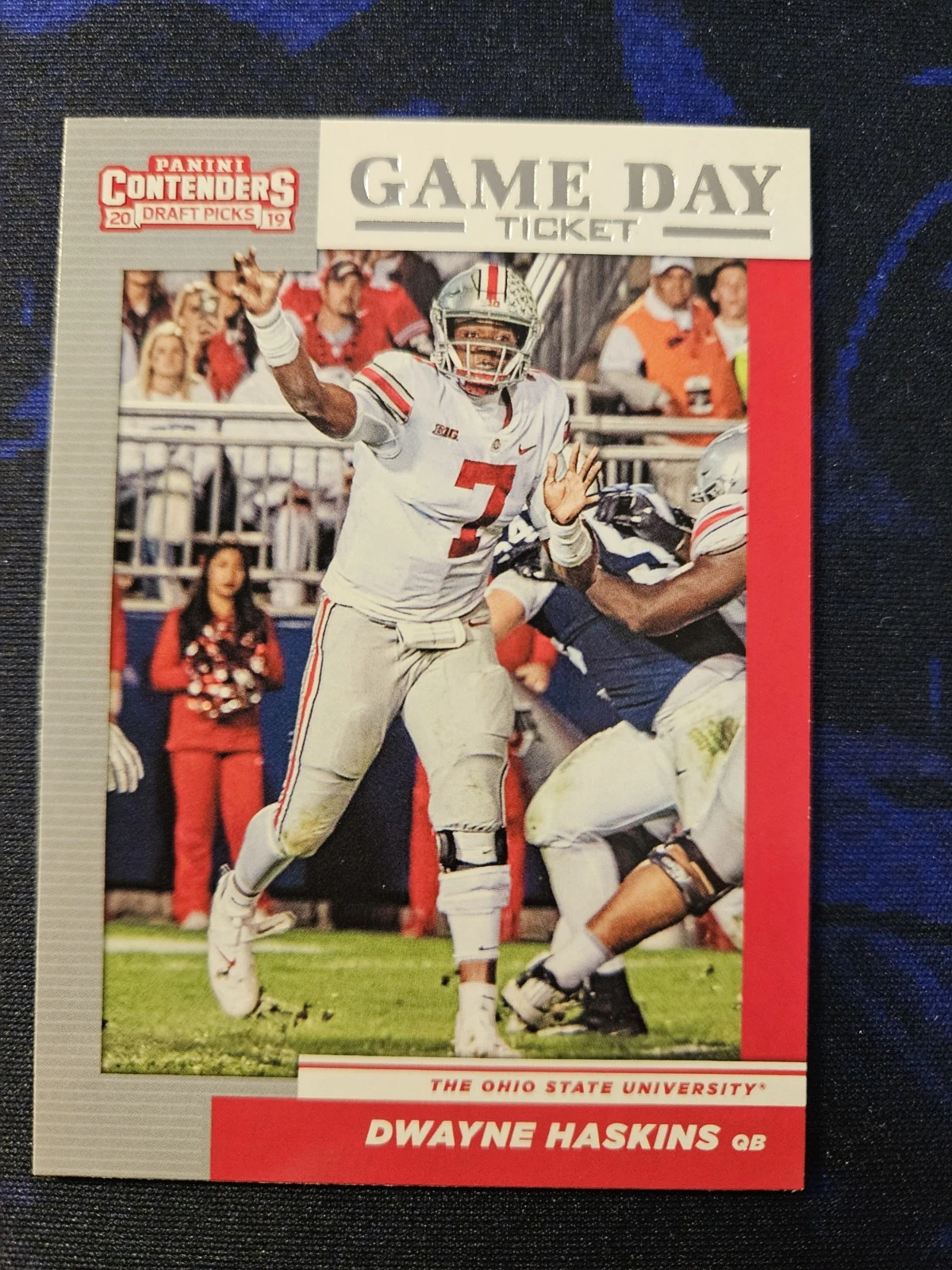 Dwayne Haskins trading card