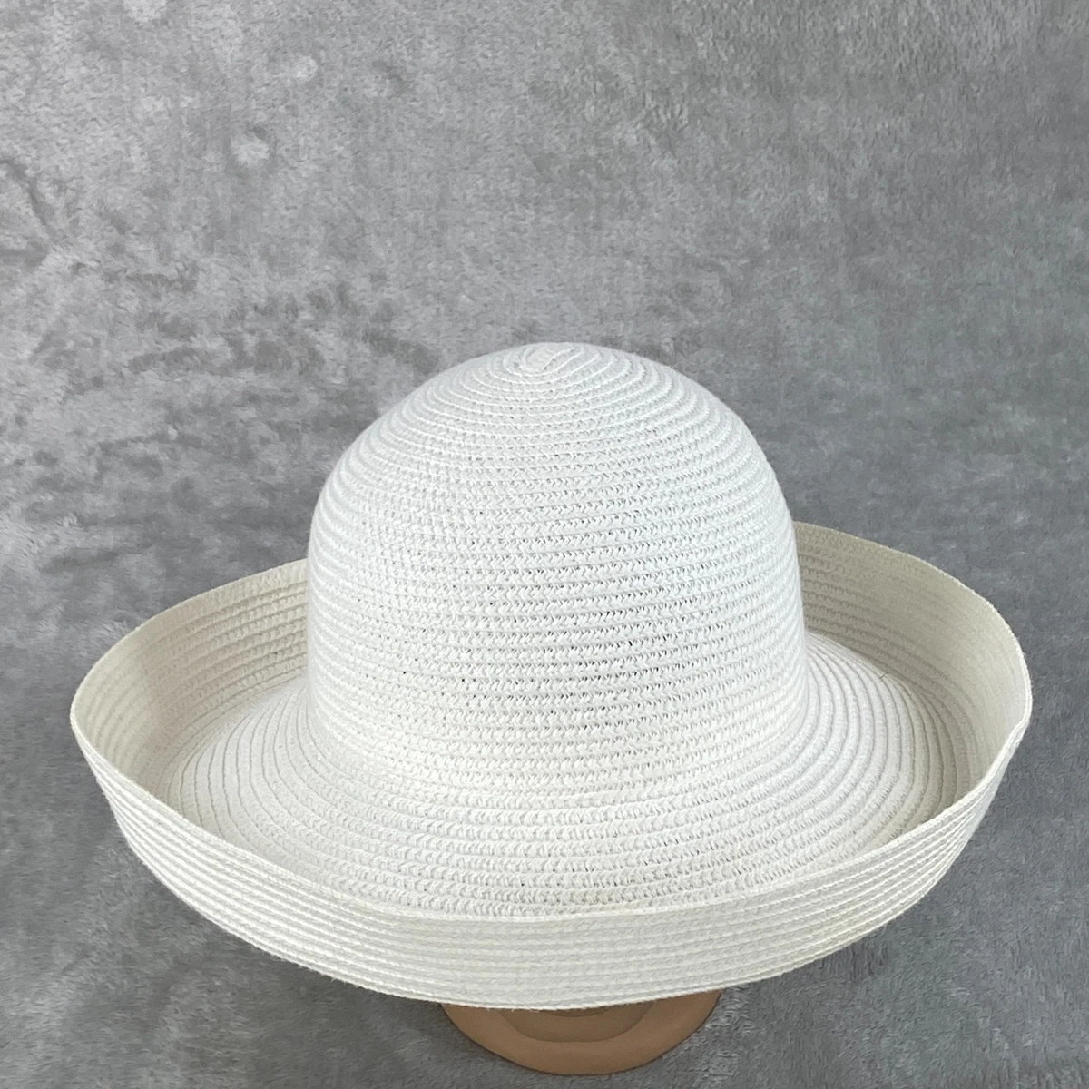 NWT Betmar white poly braid Jess style hat very beautiful sun hat BRAND NEW ⛱️? Santa Maria | Women main image 4