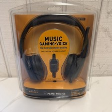 Plantronics 355 Audio Multimedia Headset Black Headband Studio Quality