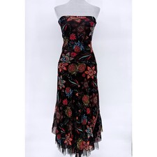 Petit Pois by Viviana G Strapless Maxi Dress  Tulle Size S Whimsygoth Resort