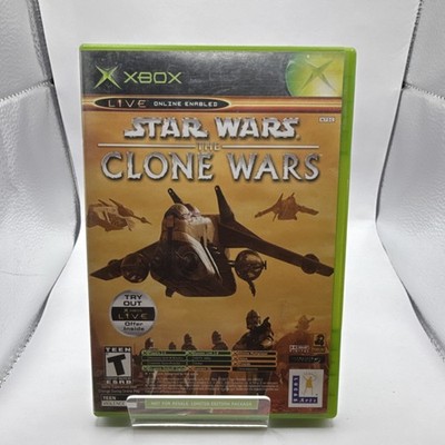 LucasArts THQ Star Wars: The Clone Wars Tetris Worlds Xbox Shooter Puzzle Manual