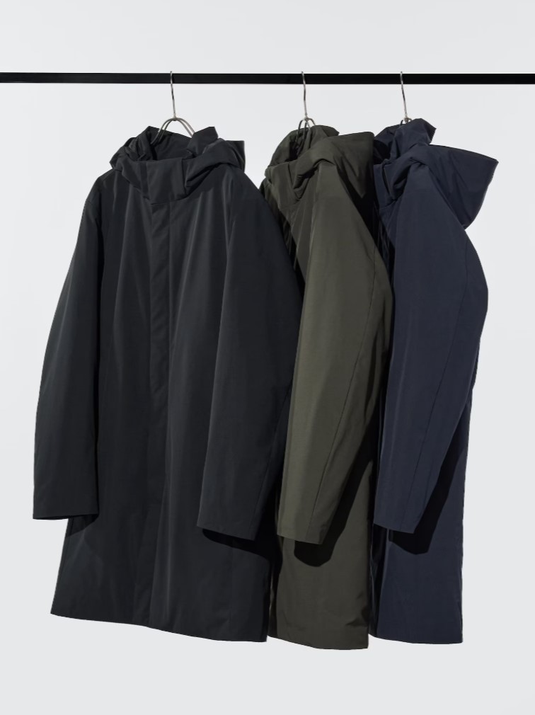 Men Hybrid Down Parka Coat UNIQLO Warmer than The North Face Fill power 750+ NEW thumbnail 2