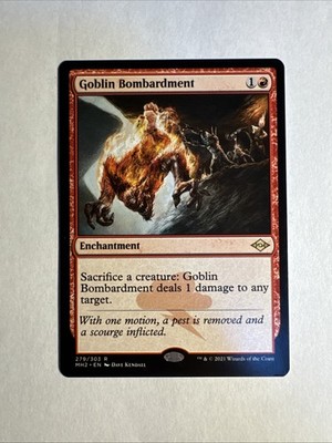 1x Mtg Modern Horizons 2 Goblin Bombardment NM/M Magic The Gathering