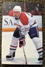 Richard Zednik 2001-02 Montreal Canadiens Hockey Postcard  