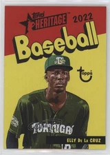 2022 Heritage Minor League Edition 1973 Topps Pack Covers Elly De La Cruz