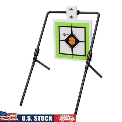 AR500 Steel Spinner Target Practice W/ Stand Rimfire Centerfire Shooting New