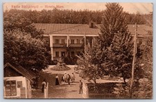 Antique Romania Postcard BAILATESTI Hotelul Mare Spa Resort 1908