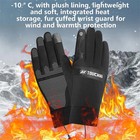 USB Electric Heated Gloves Winter Warm Non-Slip Touch Screen Bike Cycling Gloves